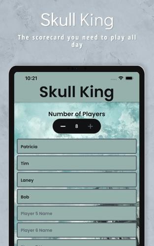 Skull King Scorekeeper ဖန်သားပြင်ဓာတ်ပုံ 3