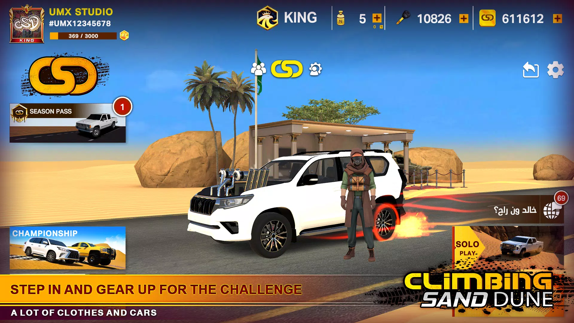 Climbing Sand Dune OFFROAD Screenshot 1