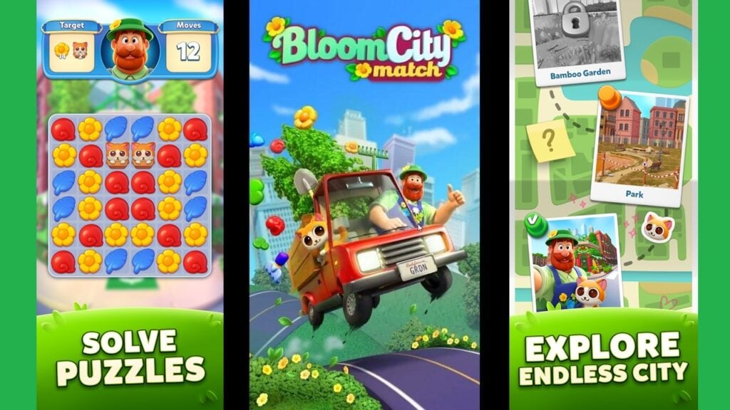 Rovio Soft lanza Bloom City Match, un juego de Match-3 para Android