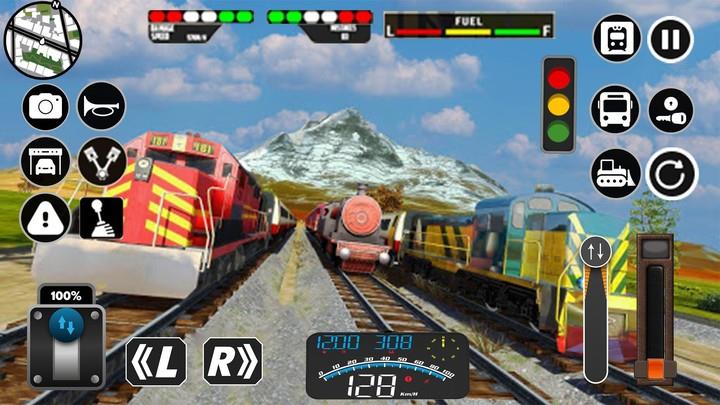 Indian Train Racing Games स्क्रीनशॉट 2