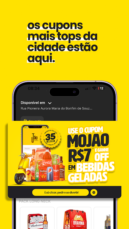 Schermata Jão Delivery de Bebidas 2