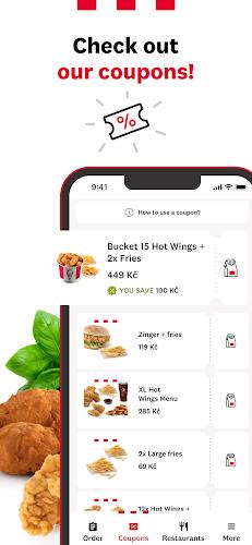 KFC CZ Ekran Görüntüsü 1