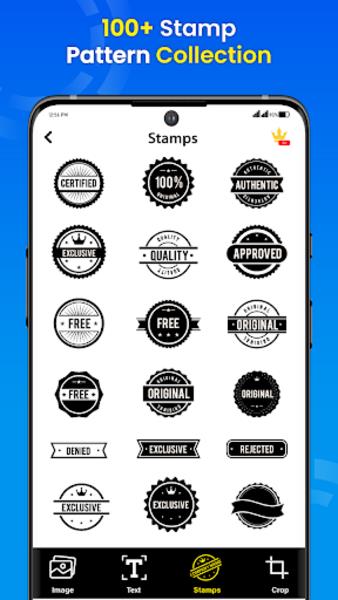 Stamp Maker – Image Watermark Captura de pantalla 1