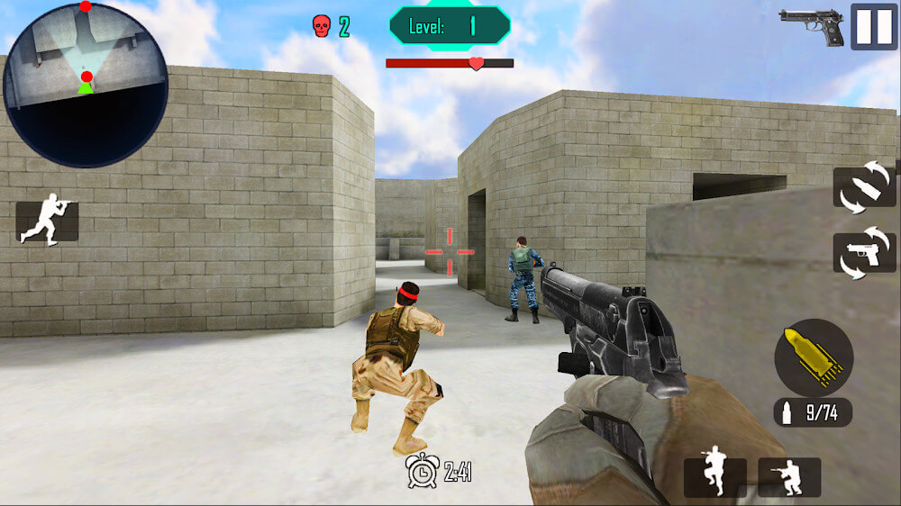 Gun Shoot War: Dead Ops Mod ဖန်သားပြင်ဓာတ်ပုံ 2