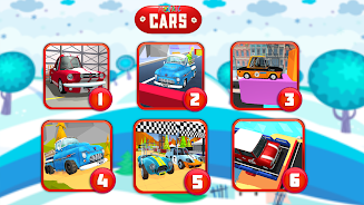 Animated puzzles cars スクリーンショット 1