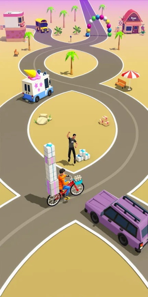 Paperboy Ticket Delivery Game ဖန်သားပြင်ဓာတ်ပုံ 1