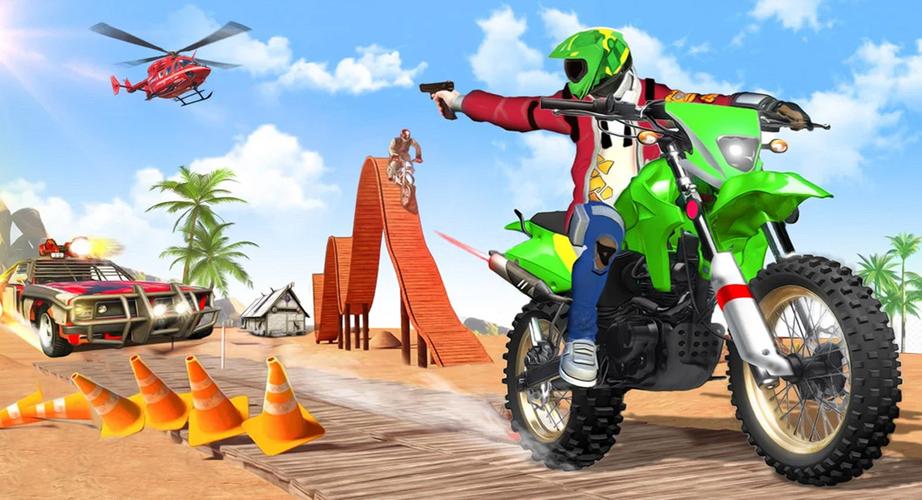 Gangster Bike: Real Race Game Tangkapan skrin 3