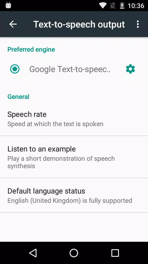 Speech Recognition & Synthesis ဖန်သားပြင်ဓာတ်ပုံ 0