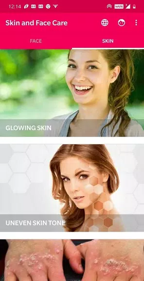 Skin and Face Care - acne, fai Capture d'écran 2