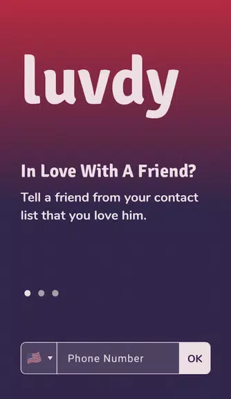 luvdy - Anonymous Dating Among Friends Capture d'écran 0