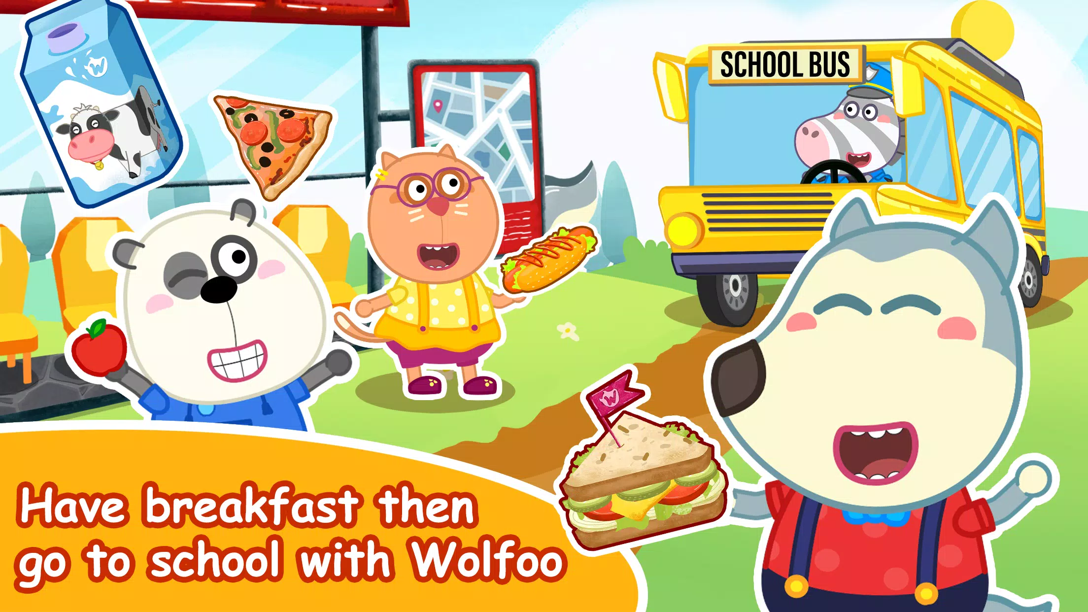 Wolfoo A Day At School應用截圖第0張