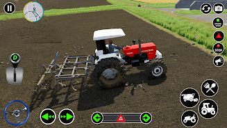 US Farming Tractor: Cargo Game Captura de pantalla 0