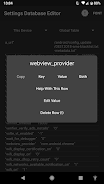 SetEdit SettingsDatabaseEditor स्क्रीनशॉट 1