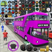 US Bus Simulator Bus Games 3D Tangkapan skrin 2