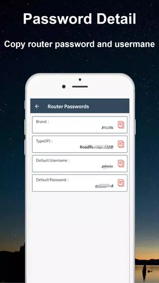 Default WiFi Router Passwords Captura de tela 3