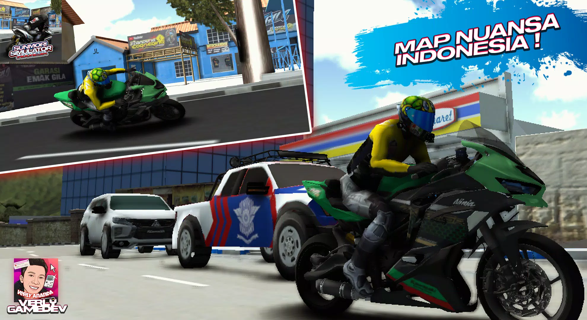 Sunmori Simulator Indonesia 3D Capture d'écran 1