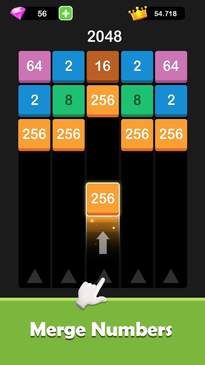 X2 Blocks: 2048 Merge Ekran Görüntüsü 0