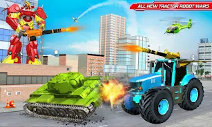 Hippo Robot Tank Robot Game स्क्रीनशॉट 1