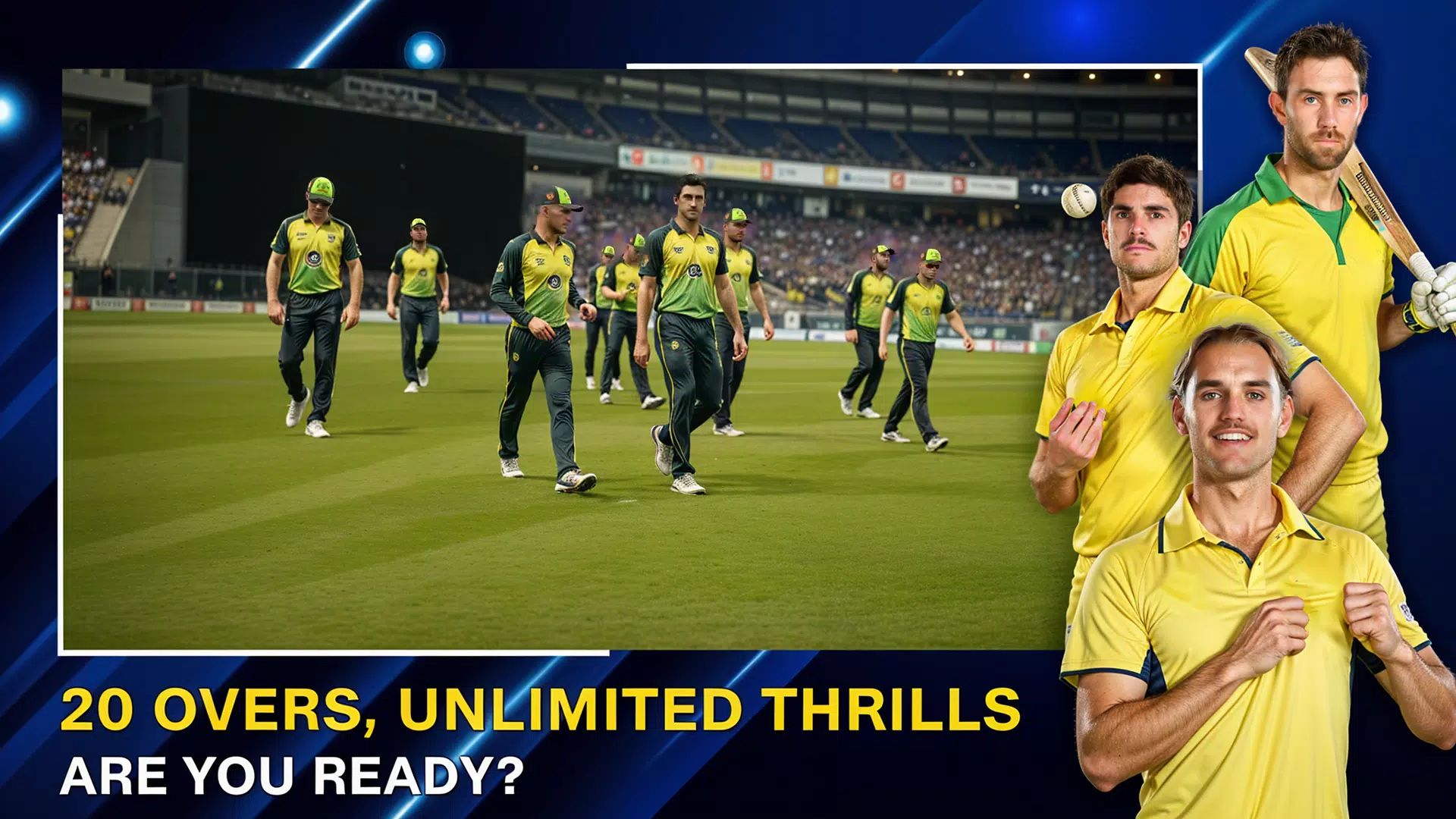 Cricket Champions Real 3D Game Captura de tela 0