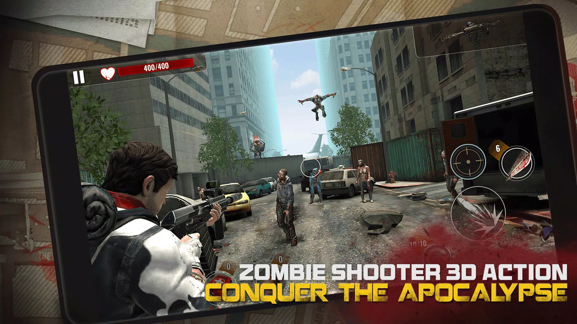 Zombie Shooter 3D Скриншот 1