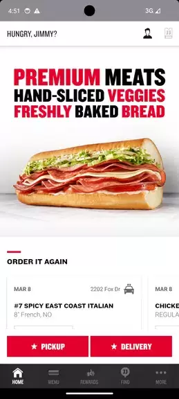 Jimmy John's Sandwiches应用截图第0张