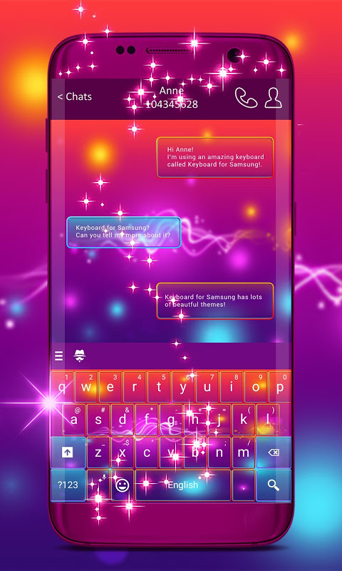 Schermata Keyboard Theme for Samsung 0