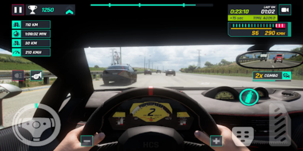 Highway Traffic Car Simulator ဖန်သားပြင်ဓာတ်ပုံ 1