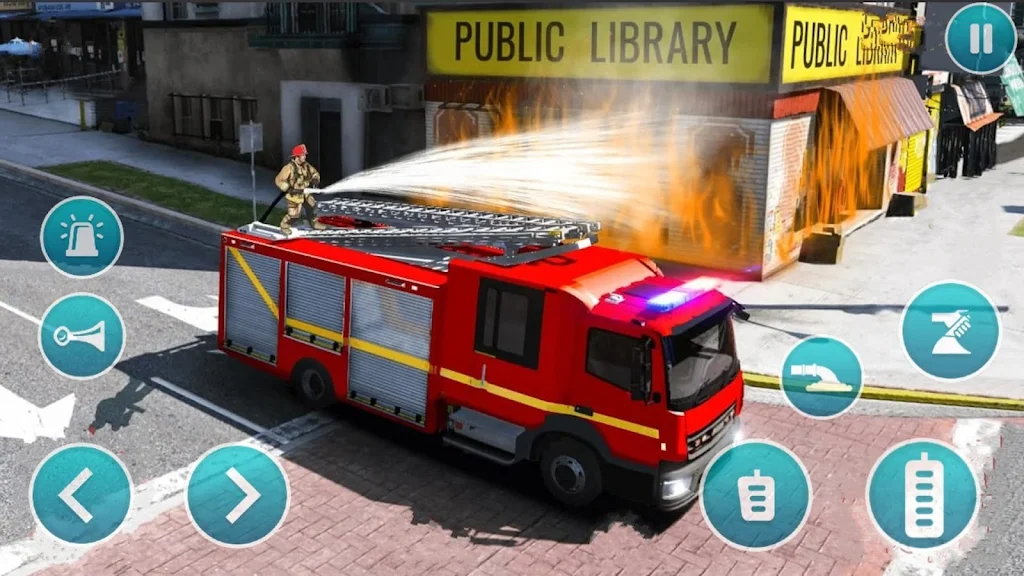 Emergency Police Fire Truck 3d应用截图第0张