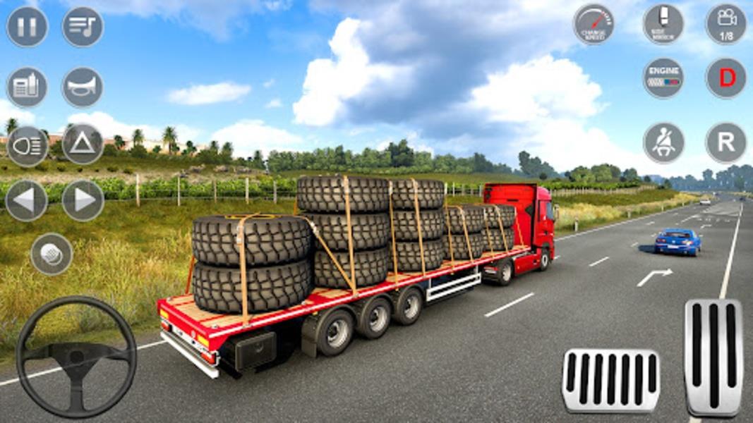 Europe Truck Simulator Driving Captura de tela 0