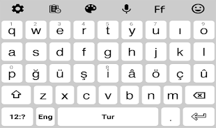 Turkish Language keyboard 202 ภาพหน้าจอ 1