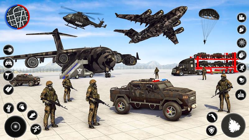 Army Transport Vehicles Games Captura de tela 2