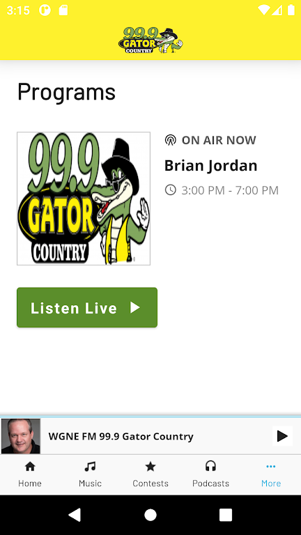 99.9 Gator Country Zrzut ekranu 3