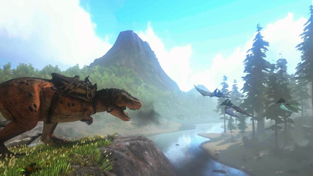 Ark: Ultimate Mobile Edition'da inşa edin, evcilleştir ve hayatta kalma, şimdi!