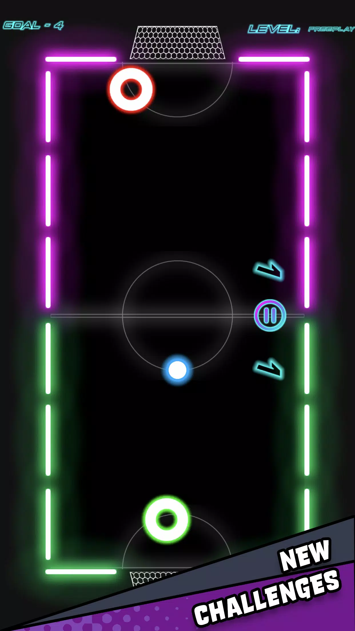 Air Hockey Glow HD Ultimate 2D應用截圖第0張