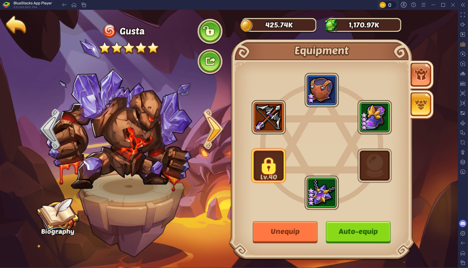 Idle Heroes Gear Guide - Uitrusting, schatten en artefacten uitgelegd