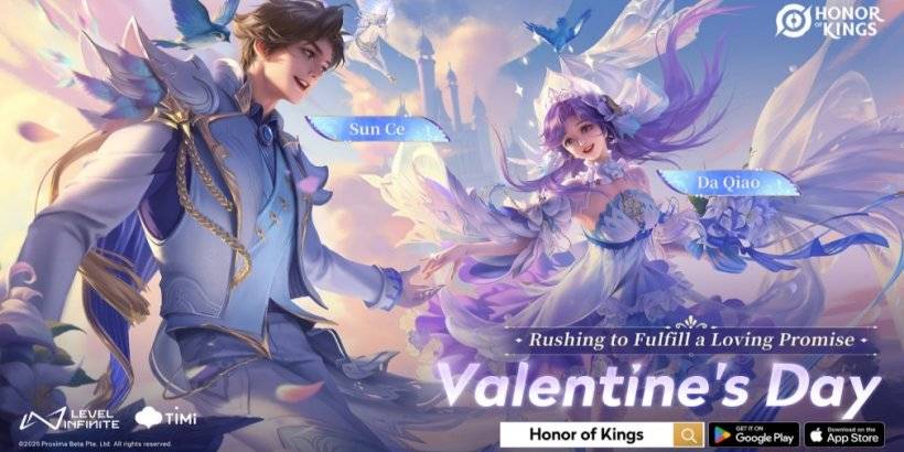 Die Ehre von Kings Valentine's Day Event bringt neue Skins und Belohnungen