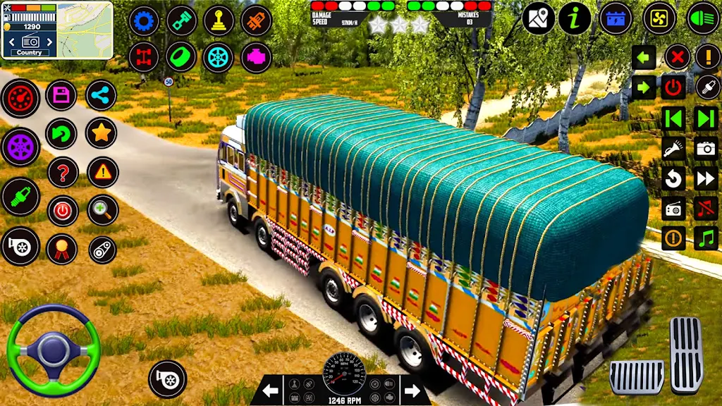 Offroad Cargo Truck Simulator ဖန်သားပြင်ဓာတ်ပုံ 3