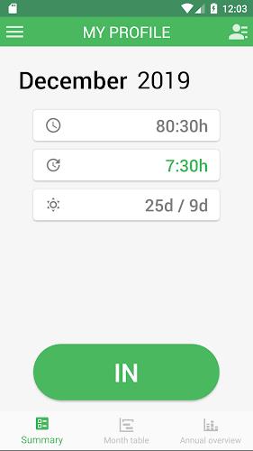 Working Timer - Timesheet 스크린샷 0