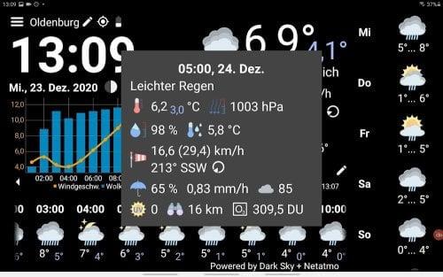 WhatWeather Pro Schermafbeelding 3