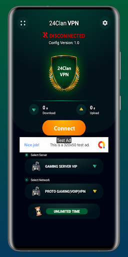 24clan VPN Lite SSH Gaming VPN 스크린샷 0