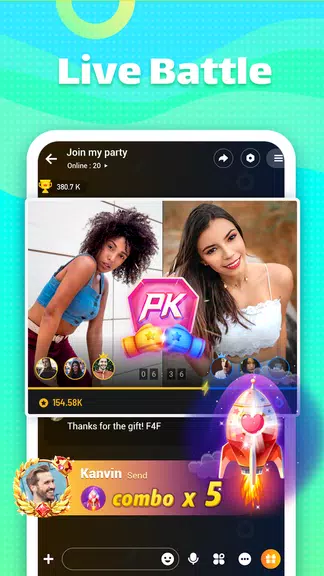 Ola Party: Live, chat, fiesta Captura de pantalla 2