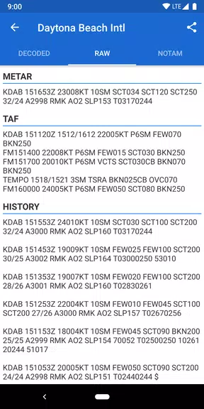 Avia Weather - METAR & TAF Zrzut ekranu 2