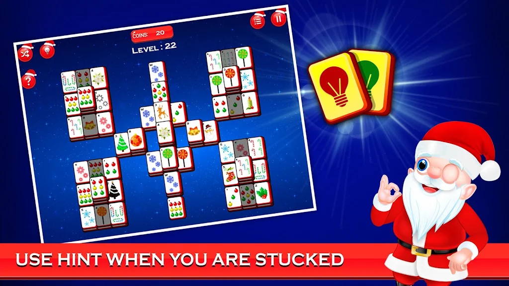 Mahjong Deluxe - Christmas Fun ภาพหน้าจอ 3