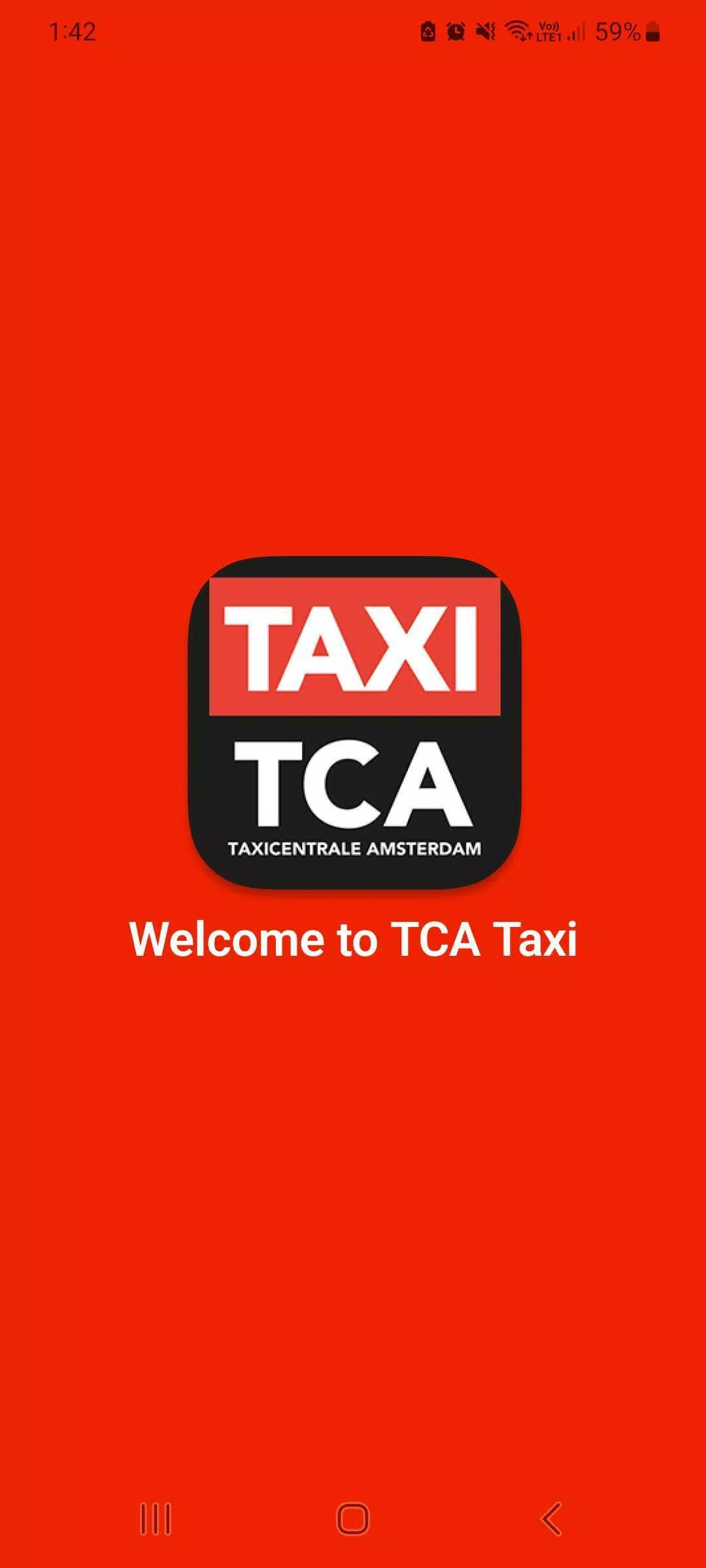 Schermata TCA Taxi 0