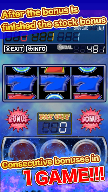 Slots【1G combo】Japanese Free Pachi-Slot game Captura de pantalla 1