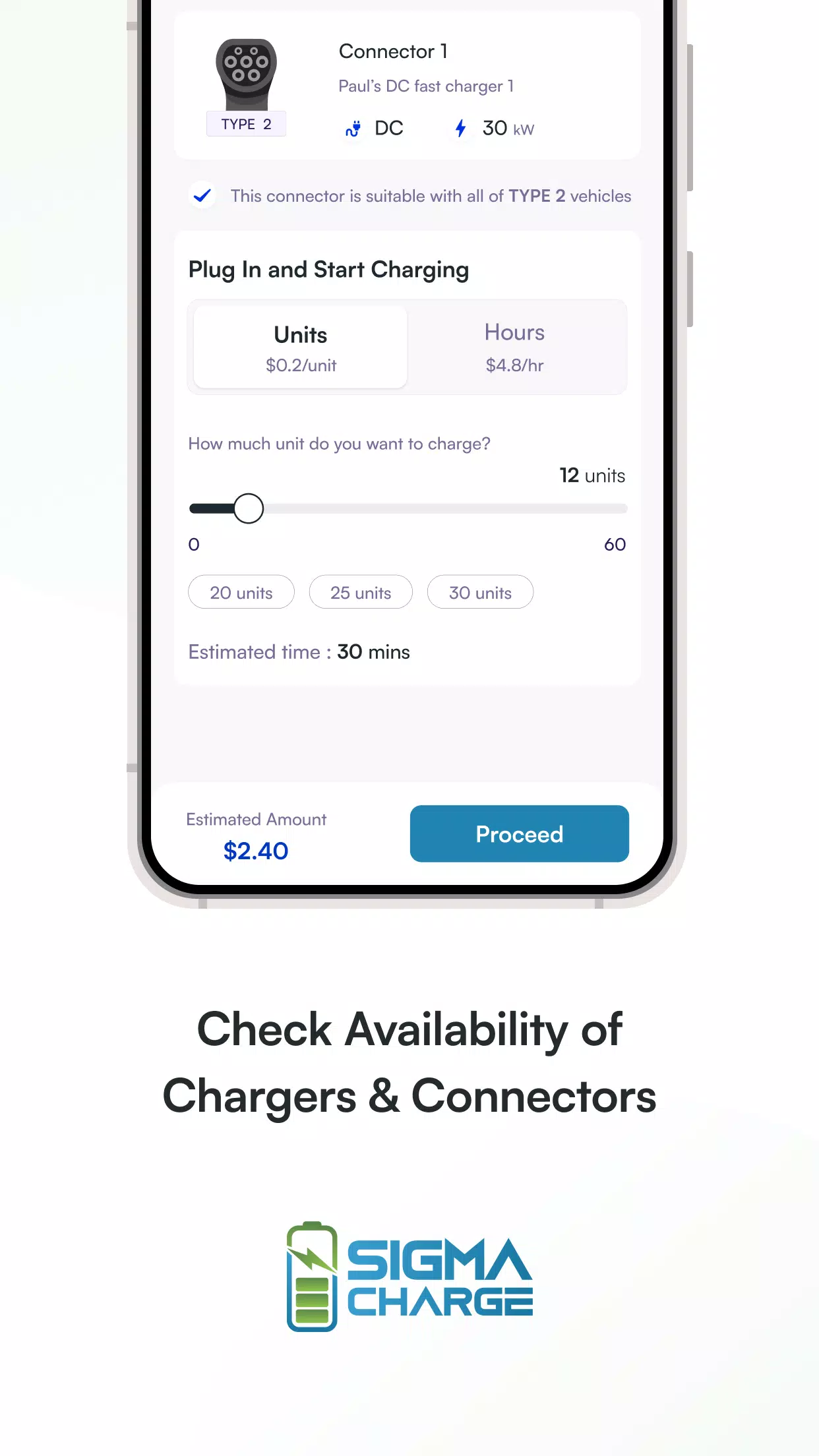 Sigma Charge Captura de tela 3