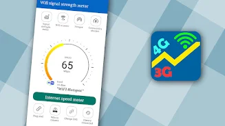 WiFi analyzer, WiFi speedmeter স্ক্রিনশট 0