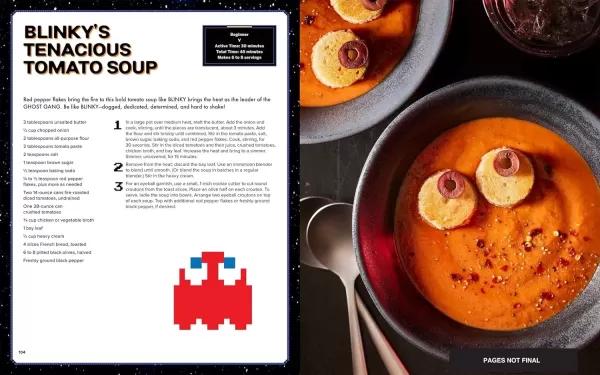 Vista previa del libro de cocina Pac-Man 2
