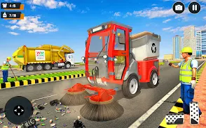 Schermata Real Garbage Truck Simulator 0