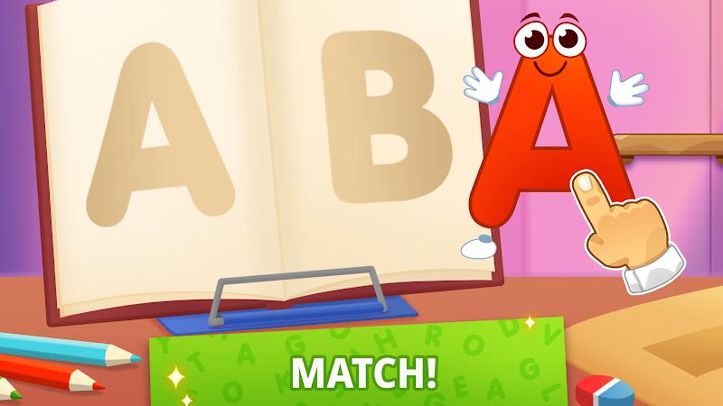 ABC kids! Alphabet, letters Zrzut ekranu 1